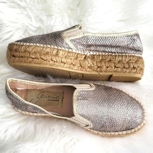 GAIMO Sparkle Espadrilles Size: 6.5
